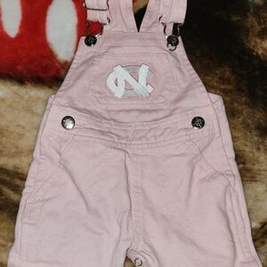 Pink Baby Overalls, Size 0-3m
